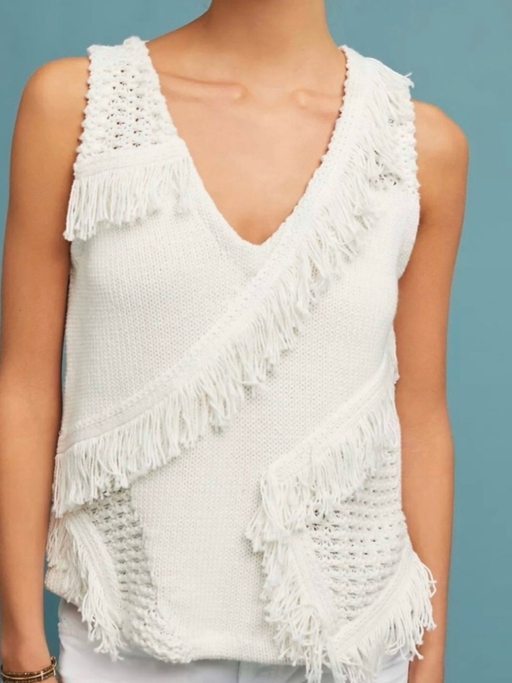 Anthropologie tank top boho sleeveless